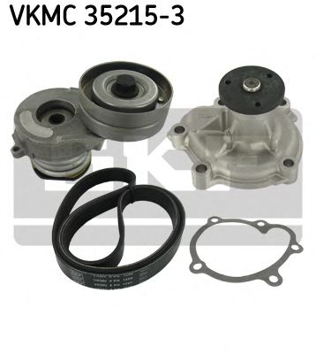 Водяной насос + комплект ручейковых ремней SKF VKMC 35215-3