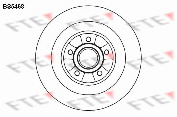 Тормозной диск FTE BS5468