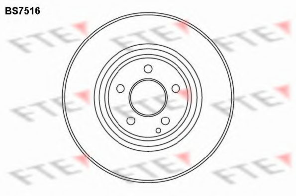 Тормозной диск FTE BS7516