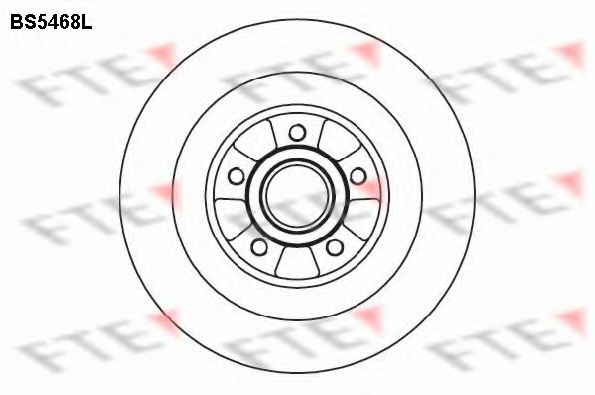 Тормозной диск FTE BS5468L
