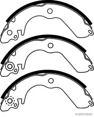 Комплект тормозных колодок QUINTON HAZELL 3963900519