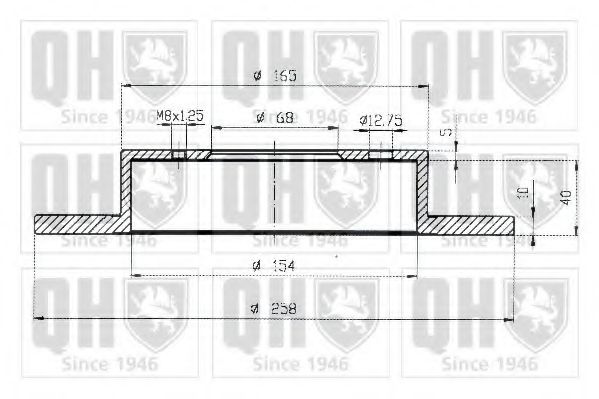 Тормозной диск BRAKE PARTS INC. 955258