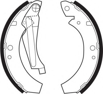 Комплект тормозных колодок FERODO FSB37