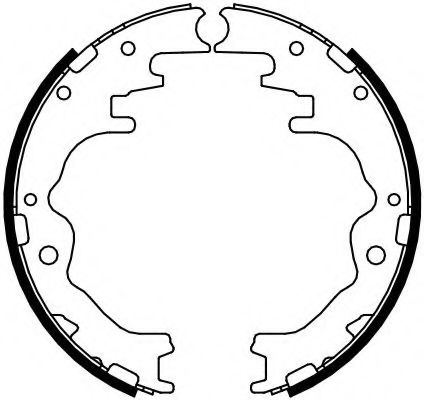 Комплект тормозных колодок FERODO FSB4092
