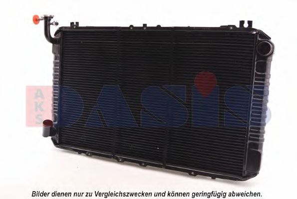 Радиатор, охлаждение двигателя AKS DASIS DN2150