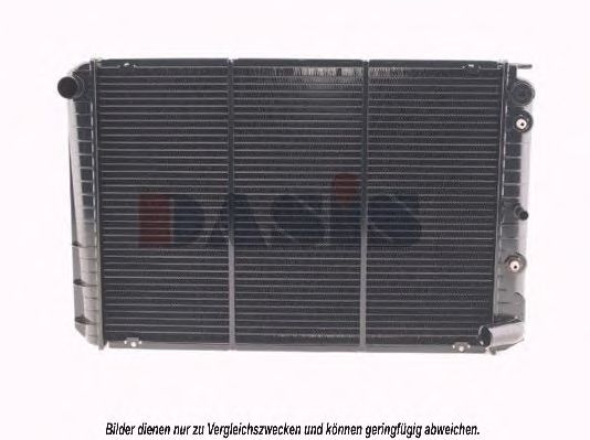 Радиатор, охлаждение двигателя NISSENS 65524