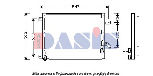 Конденсатор, кондиционер AKS DASIS 302140N
