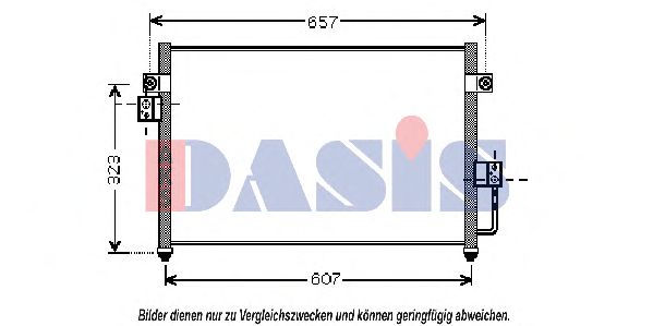 Конденсатор, кондиционер AKS DASIS 512026N