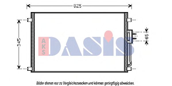 Конденсатор, кондиционер AKS DASIS 522013N