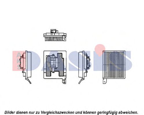 Блок управления, отопление / вентиляция AKS DASIS 740142N