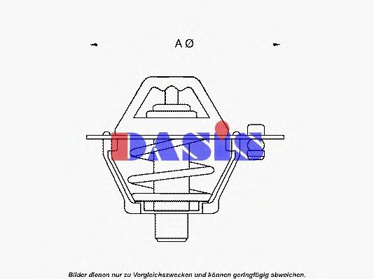 Термостат, охлаждающая жидкость AKS DASIS 311988D5