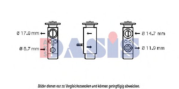 Расширительный клапан, кондиционер AKS DASIS 840310N