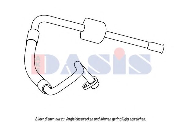 Трубопровод высокого / низкого давления, кондиционер AKS DASIS 885831N