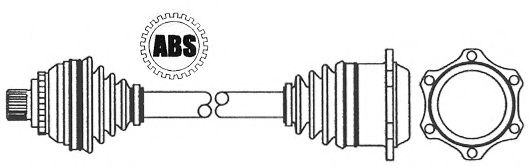 Приводной вал EKG 1012