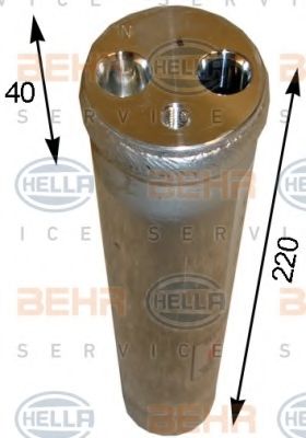 Осушитель, кондиционер BEHR HELLA SERVICE 8FT 351 193-151