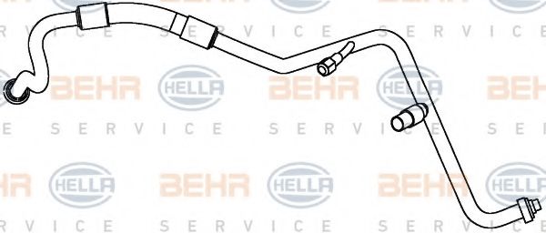 Трубопровод высокого / низкого давления, кондиционер BEHR HELLA SERVICE 9GS 351 338-151