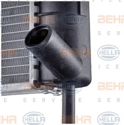 Радиатор, охлаждение двигателя BEHR HELLA SERVICE 8MK376706631