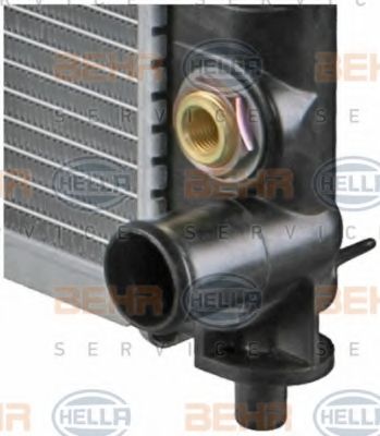 Радиатор, охлаждение двигателя BEHR HELLA SERVICE 8MK376708031