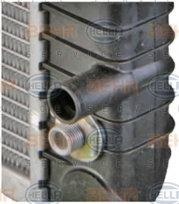 Радиатор, охлаждение двигателя BEHR HELLA SERVICE 8MK376720381