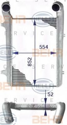 Интеркулер BEHR HELLA SERVICE 8ML 376 723-771