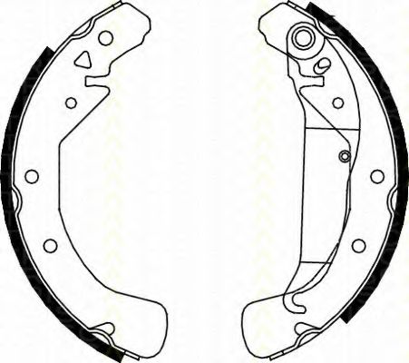 Комплект тормозных колодок TRISCAN 8100 24589