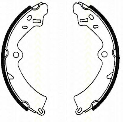 Комплект тормозных колодок TRISCAN 8100 69473