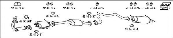 Система выпуска ОГ HJS Ma_154