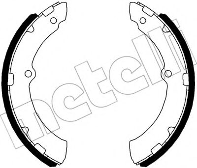 Комплект тормозных колодок METELLI 53-0641