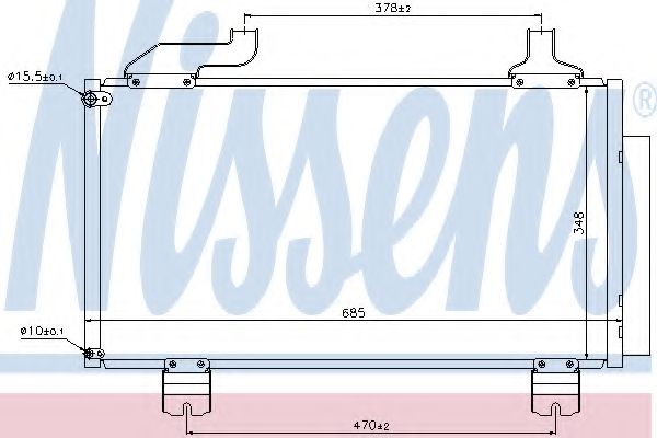 Конденсатор, кондиционер NISSENS 940114