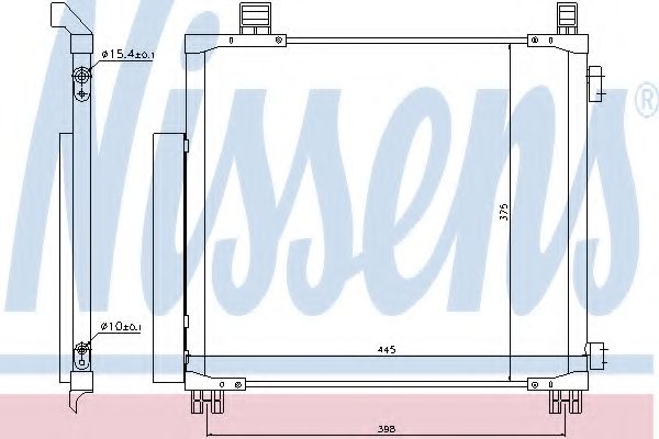 Конденсатор, кондиционер NISSENS 940136