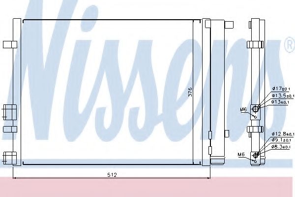 Конденсатор, кондиционер NISSENS 940224