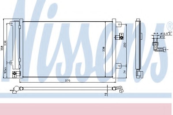 Конденсатор, кондиционер NISSENS 940292