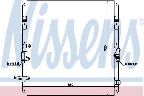 Конденсатор, кондиционер NISSENS 94053