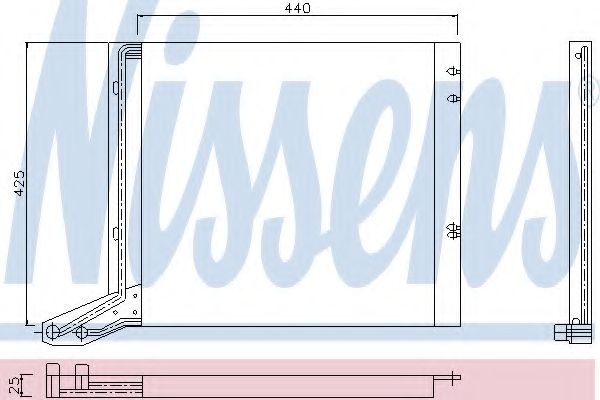 Конденсатор, кондиционер NISSENS 94113