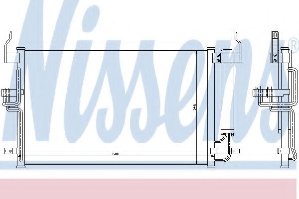 Конденсатор, кондиционер NISSENS 94448