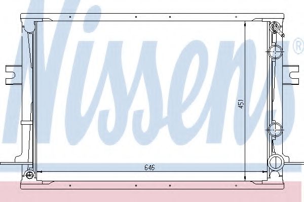 Радиатор, охлаждение двигателя GERI 10100