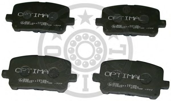 Комплект тормозных колодок, дисковый тормоз OPTIMAL 12146