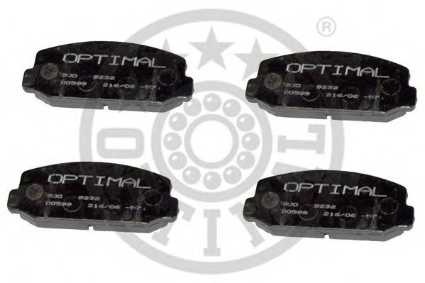 Комплект тормозных колодок, дисковый тормоз OPTIMAL 9232