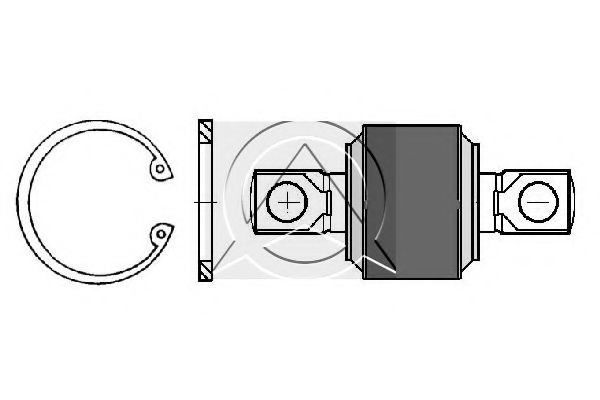 ремонтный комплект, рычаг подвески SIDEM 62040