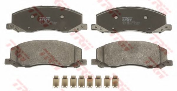 Комплект тормозных колодок, дисковый тормоз TRW 24418