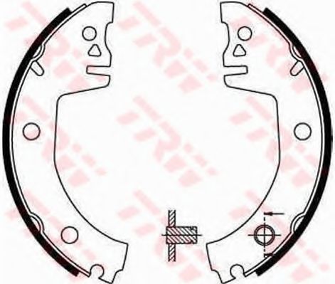 Комплект тормозных колодок TRW GS8300