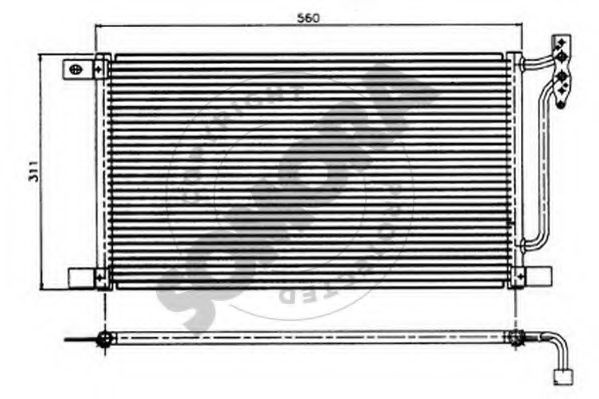 Конденсатор, кондиционер SOMORA 040560A