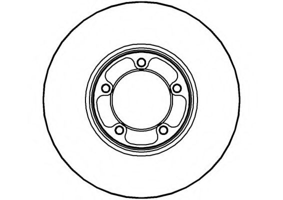 Тормозной диск NATIONAL NBD042