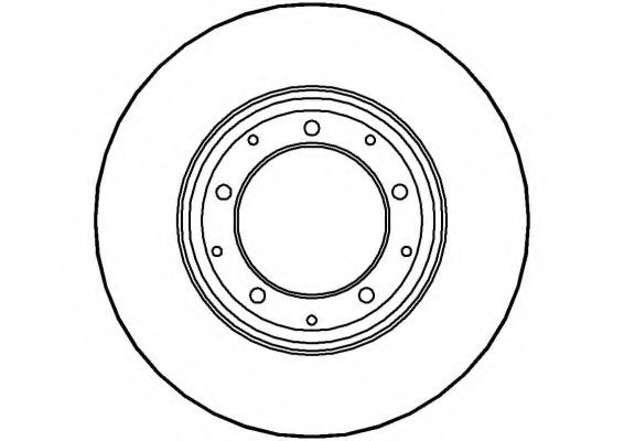Тормозной диск NATIONAL NBD1363