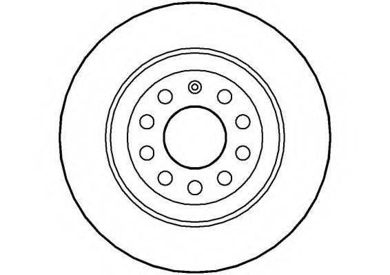 Тормозной диск NATIONAL NBD1381