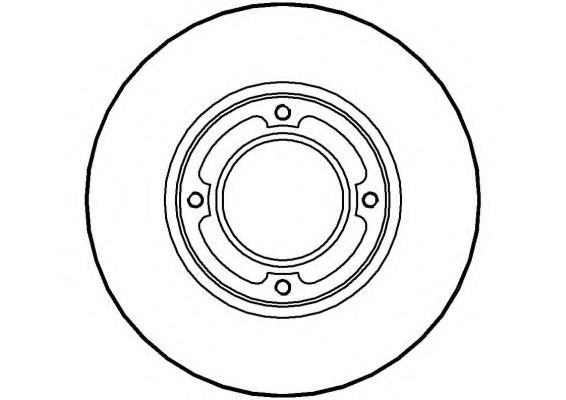 Тормозной диск NATIONAL NBD254