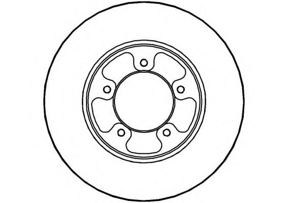 Тормозной диск NATIONAL NBD755