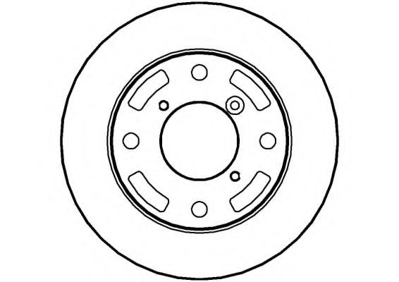 Тормозной диск NATIONAL NBD960