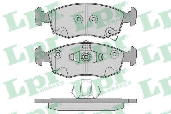 Комплект тормозных колодок, дисковый тормоз LPR 05P1766