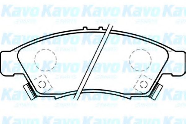 Комплект тормозных колодок, дисковый тормоз KAVO PARTS BP-8522